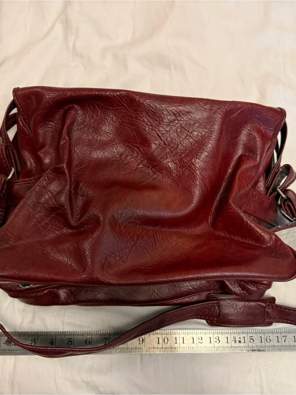 Burgundy Samsonite Silhouette II carry-on 1970s